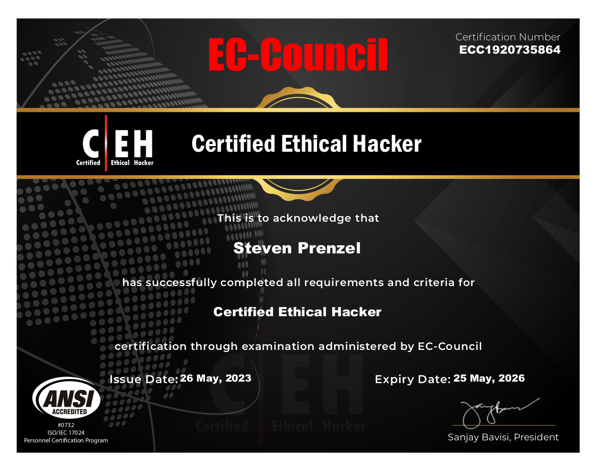 certified-ethical-hacker-steven-prenzel